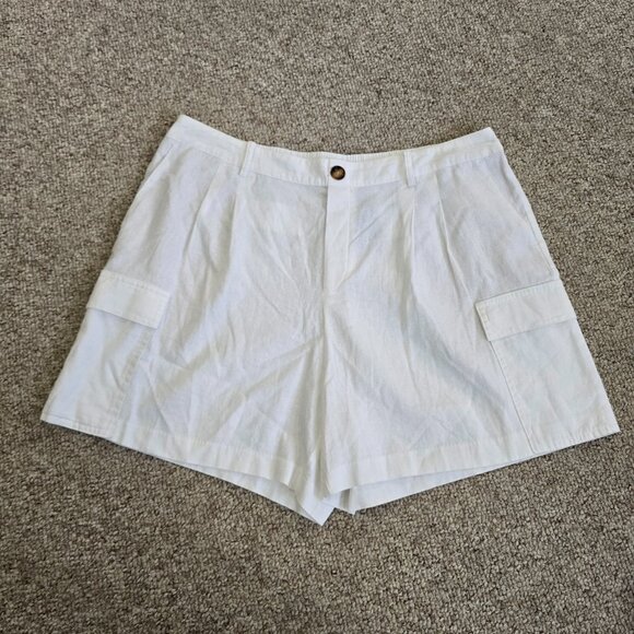 NWT Marc New York Linen Beach Cargo Shorts Size XL - Picture 1 of 8